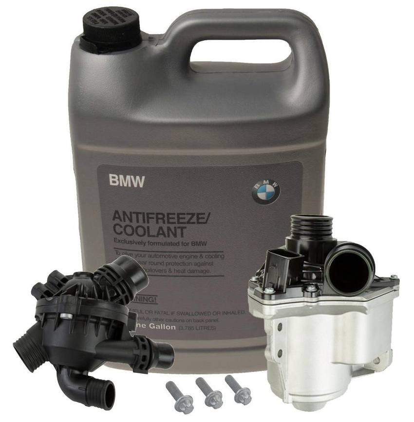 BMW Engine Water Pump and Thermostat Assembly Kit 82141467704 - eEuroparts Kit 3085206KIT